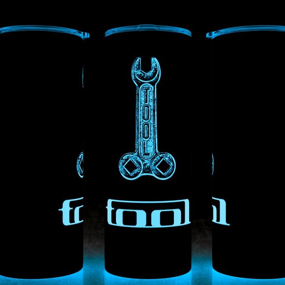 Glow in the Dark Tool Band Wrench Rock Music Cup Mug Tumbler 20oz - Picture 1 of 4